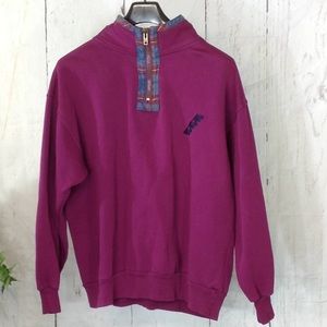KKK  Retro VTG Mens's Half Zip Sweaters